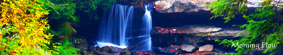 Waterfalls Babcock State Park WV